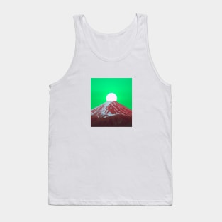 Mount Fuji Vaporwave Japan Tank Top